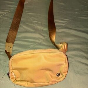 Yellow Lululemon Everywhere Belt Bag